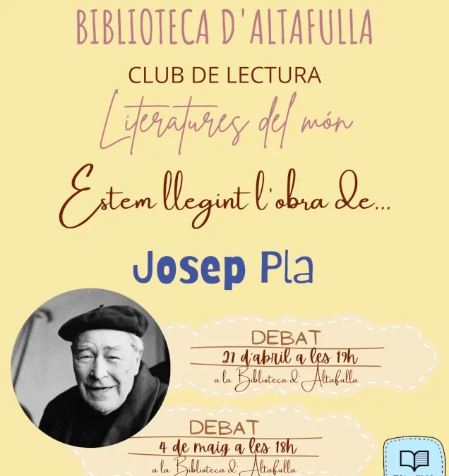 Literatures del món – Josep Pla