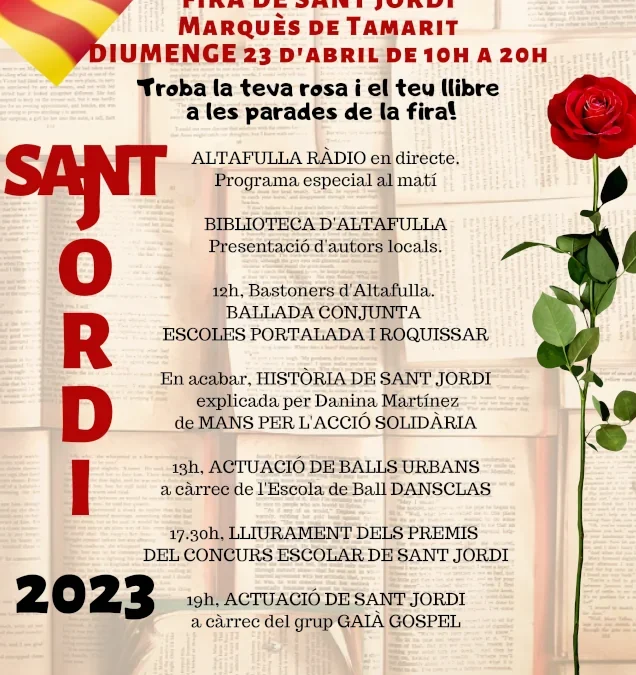 Feria Sant Jordi 2023 Altafulla
