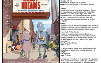 Cine al aire libre con el Cineclub Altafulla Link: Robot Dreams